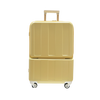 開蓋式充電行李箱 - 蜂蜜黃